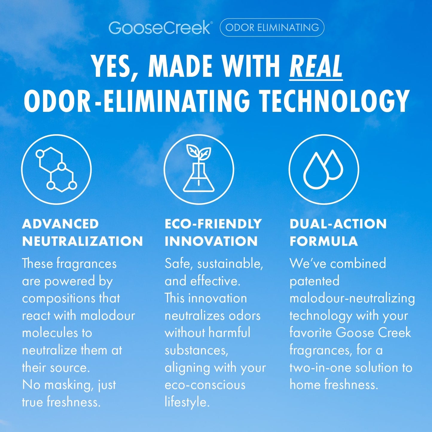 Lavender Vanilla Odor Eliminating 3-Wick Candle