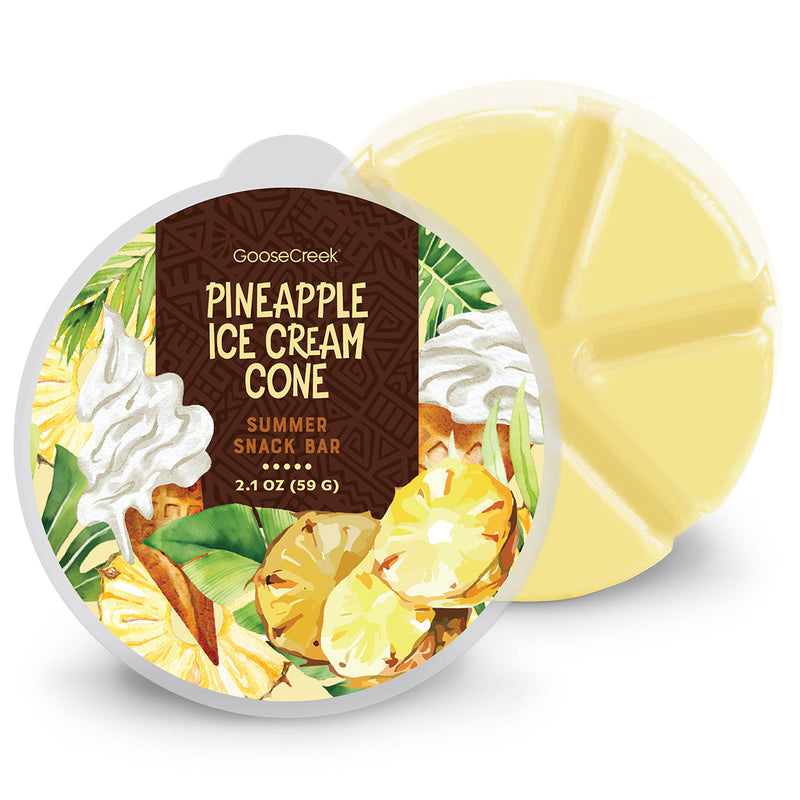 Pineapple Ice Cream Cone Wax Melt Shift 2-0637
